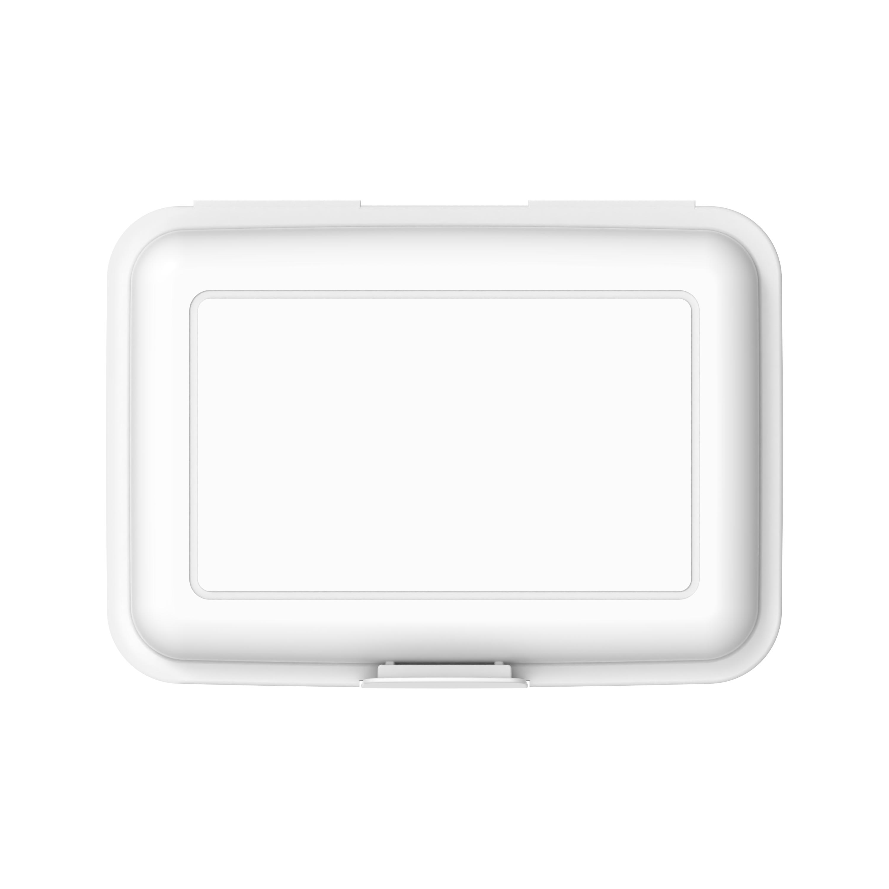 Vorratsdose "School-Box" mittel mit Trennwand – TopView_Weiss Vorratsdose "School-Box" mittel mit Trennwand