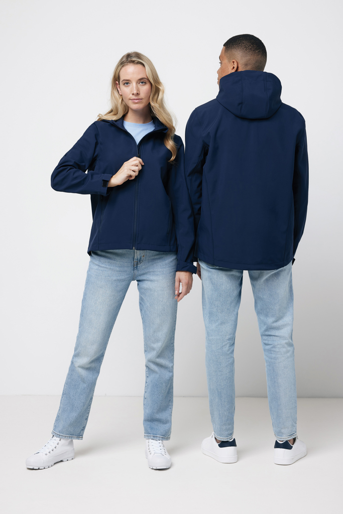 IQONIQ Makalu Herren-Softshelljacke aus 100% recyceltem Material mit Logo-Veredelung IQONIQ Makalu Herren-Softshelljacke aus 100% recyceltem Material mit Logo-Veredelung