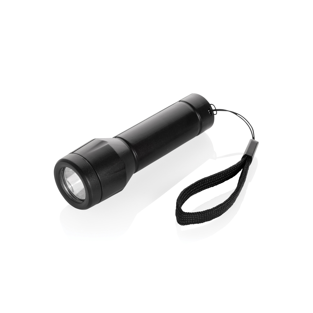Flara LED-Taschenlampe USB-C aus recyceltem ABS (XD Collection)