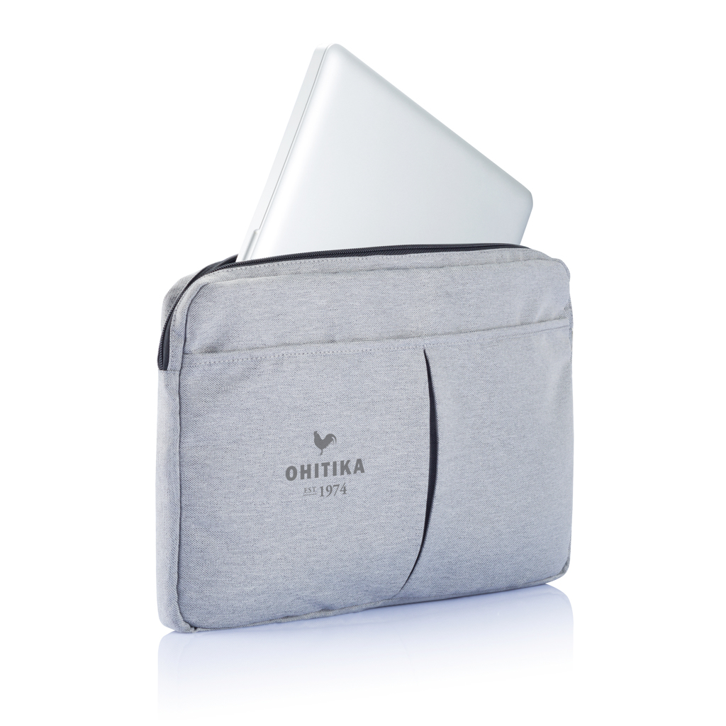 XD Collection 15 Zoll Laptophülle aus 600D-Polyester, PVC-frei – mit Logo bedruckbar XD Collection 15 Zoll Laptophülle aus 600D-Polyester, PVC-frei – mit Logo bedruckbar