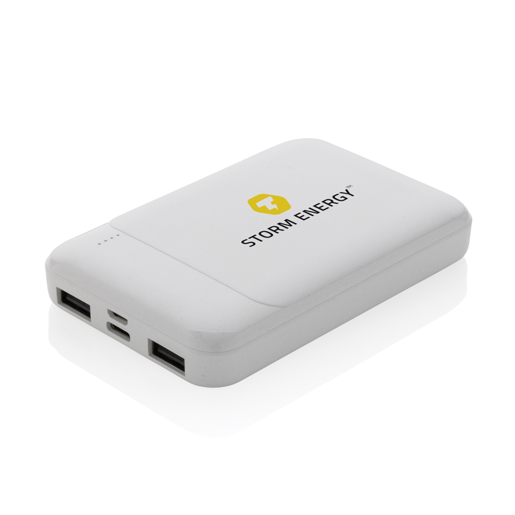 XD Collection Powerbank 5.000 mAh aus RCS-recyceltem ABS, bedruckbar XD Collection Powerbank 5.000 mAh aus RCS-recyceltem ABS, bedruckbar