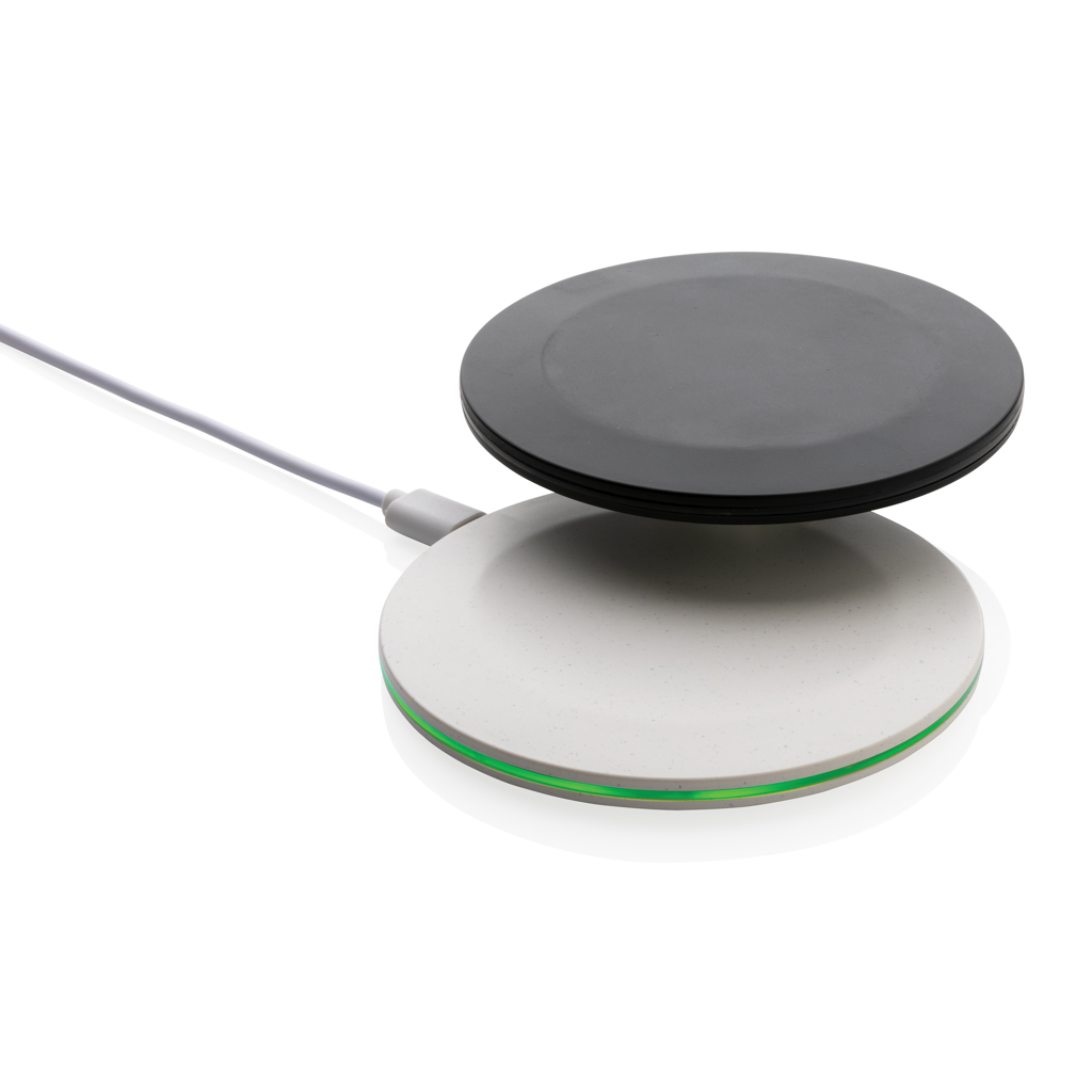 RecyCharge 15W Schnellladegerät aus RCS-Kunststoff – Ideales Werbegeschenk