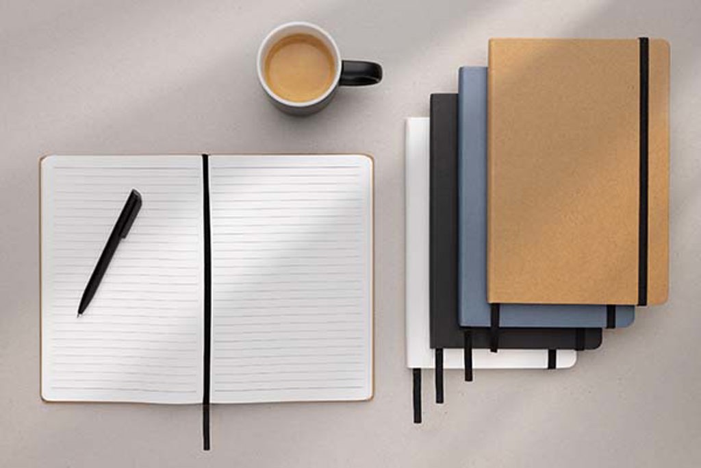 XD Collection Craftstone A5 Notizbuch aus FSC-Kraftpapier und Steinpapier — bedruckbar XD Collection Craftstone A5 Notizbuch aus FSC-Kraftpapier und Steinpapier — bedruckbar