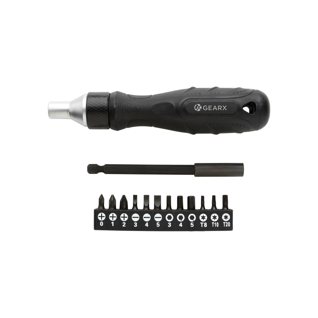 Gear X Ratschen-Schraubendreher P221.50 mit Doming-Logo