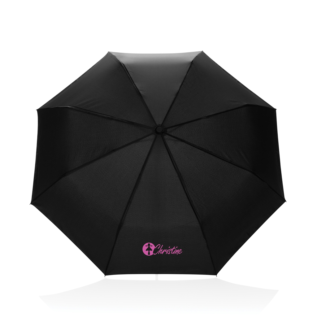 XD Xclusive KENTO URBAN 21'' Automatik-Taschenschirm aus RPET mit AWARE™ – bedruckbar