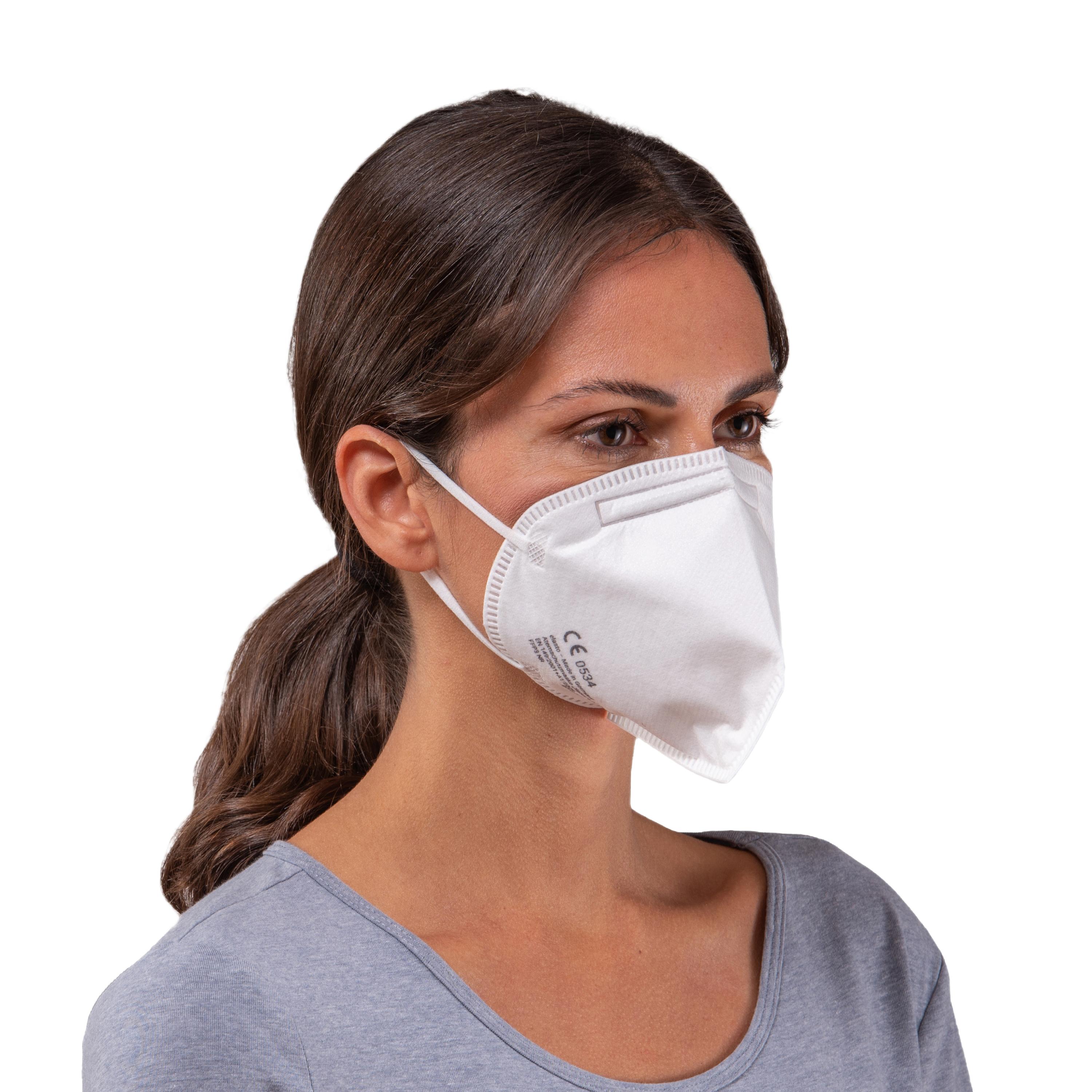 Atemschutzmaske "SafeCare" FFP3 NR, 10er Set – Getragen_1 Atemschutzmaske "SafeCare" FFP3 NR, 10er Set