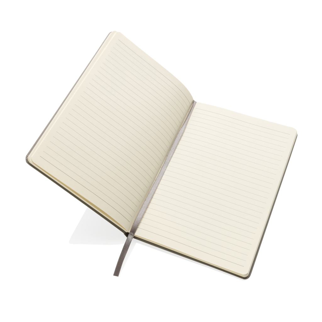 XD Collection A5 Hardcover-Notizbuch FSC mit Lesezeichenband – bedruckbar