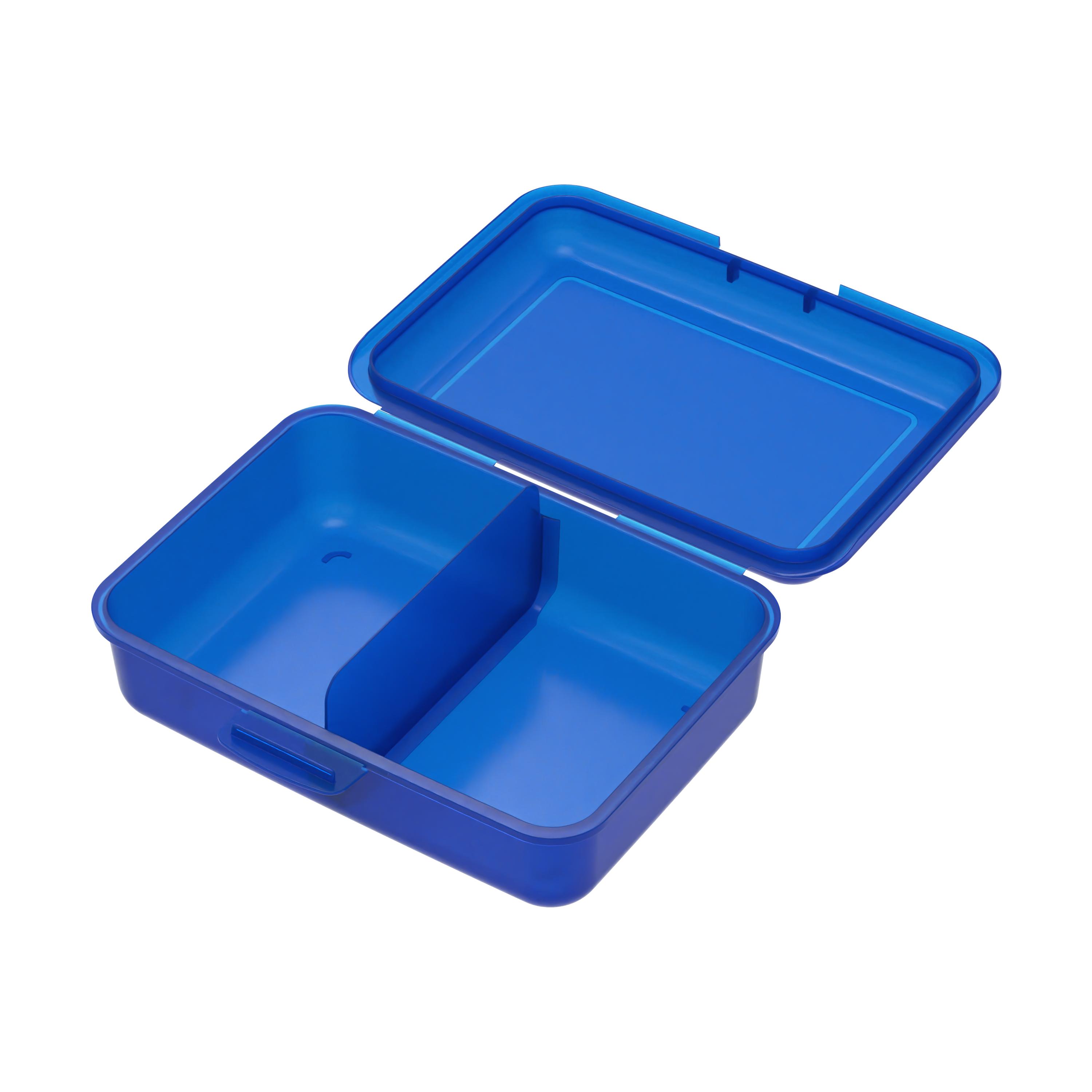 Vorratsdose "School-Box" mittel mit Trennwand – Geoeffnet_TrendBlau Vorratsdose "School-Box" mittel mit Trennwand