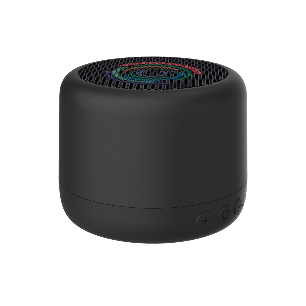XD Xclusive Peblo 3W Bluetooth-Lautsprecher aus recyceltem ABS mit austauschbarem Akku, mit Logo bedruckbar