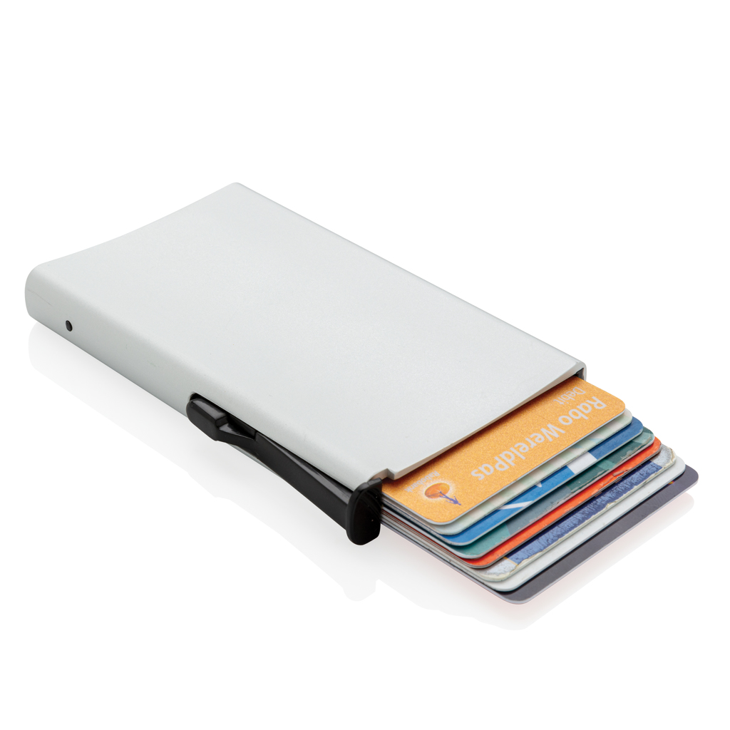 Aluminium RFID Kartenhalter mit Easy-Slider – XD Collection Aluminium RFID Kartenhalter mit Easy-Slider – XD Collection