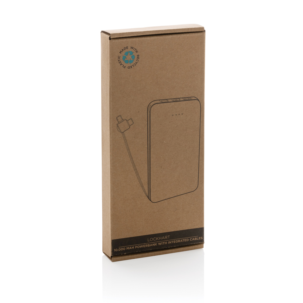 Lockhart Flat 10.000mAh RCS-Powerbank – Innovatives Werbegeschenk mit Logo Lockhart Flat 10.000mAh RCS-Powerbank – Innovatives Werbegeschenk mit Logo