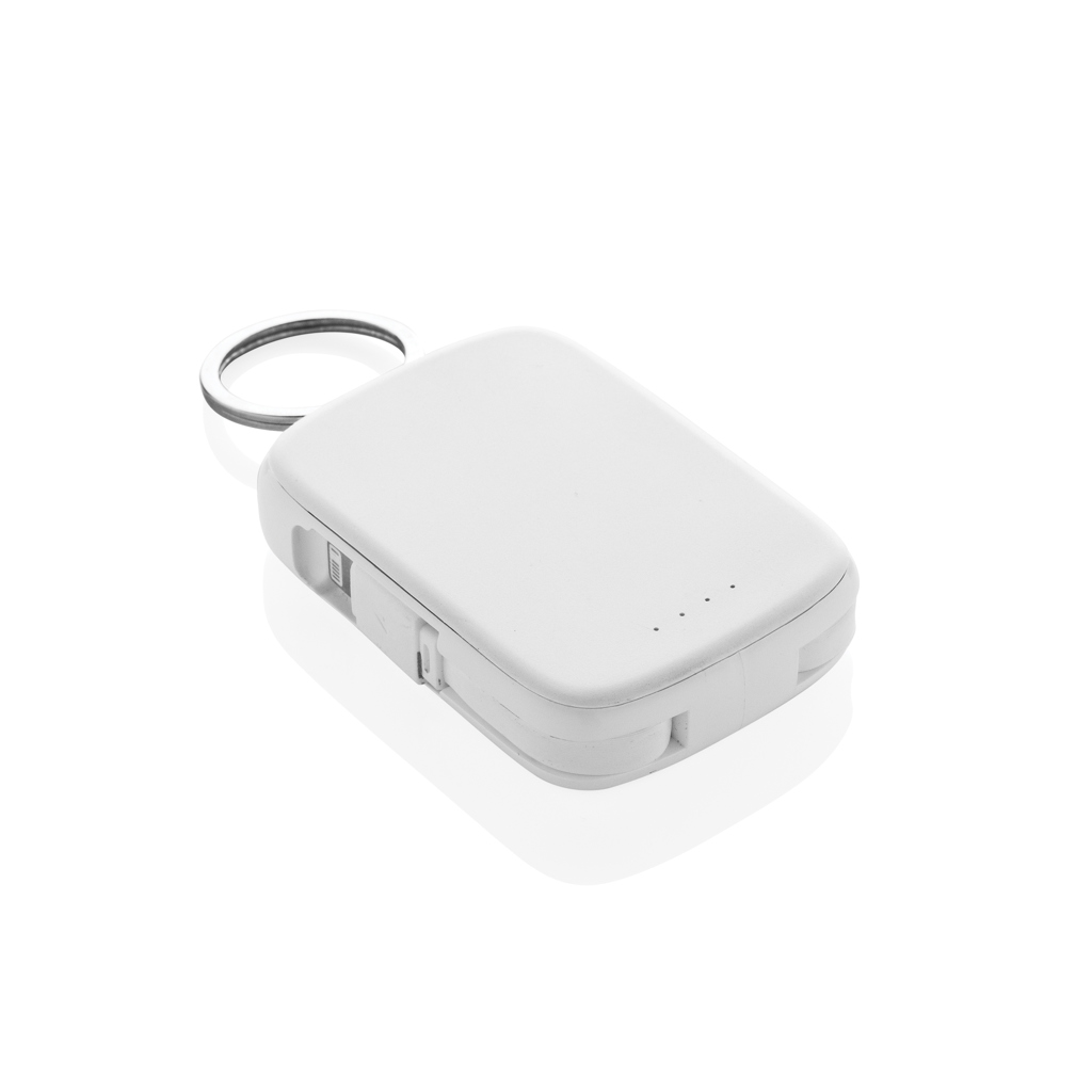XD Collection Nexo Schlüsselanhänger-Powerbank 2.000 mAh mit Lightning- und USB-C-Kabel – bedruckbar XD Collection Nexo Schlüsselanhänger-Powerbank 2.000 mAh mit Lightning- und USB-C-Kabel – bedruckbar