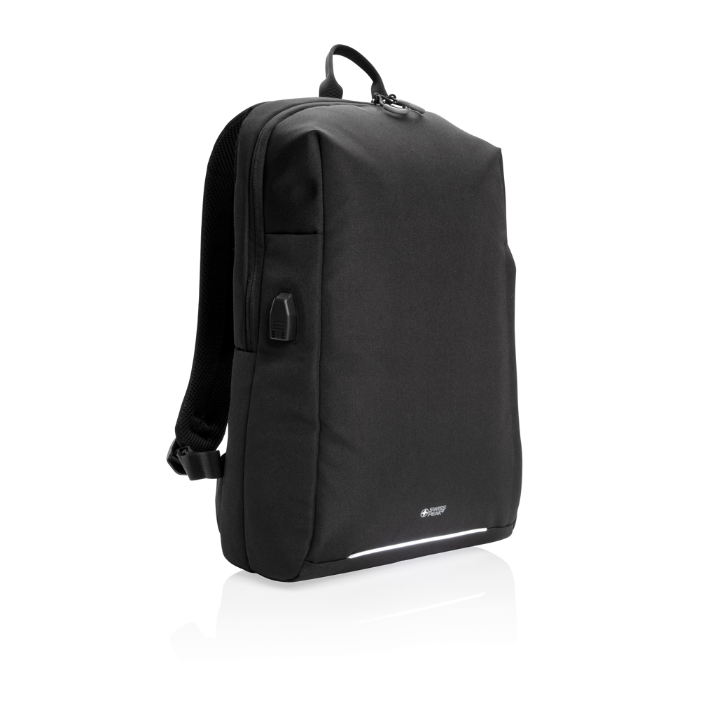 Swiss Peak AWARE Laptop-Rucksack 15,6 Zoll mit RFID und USB-A
