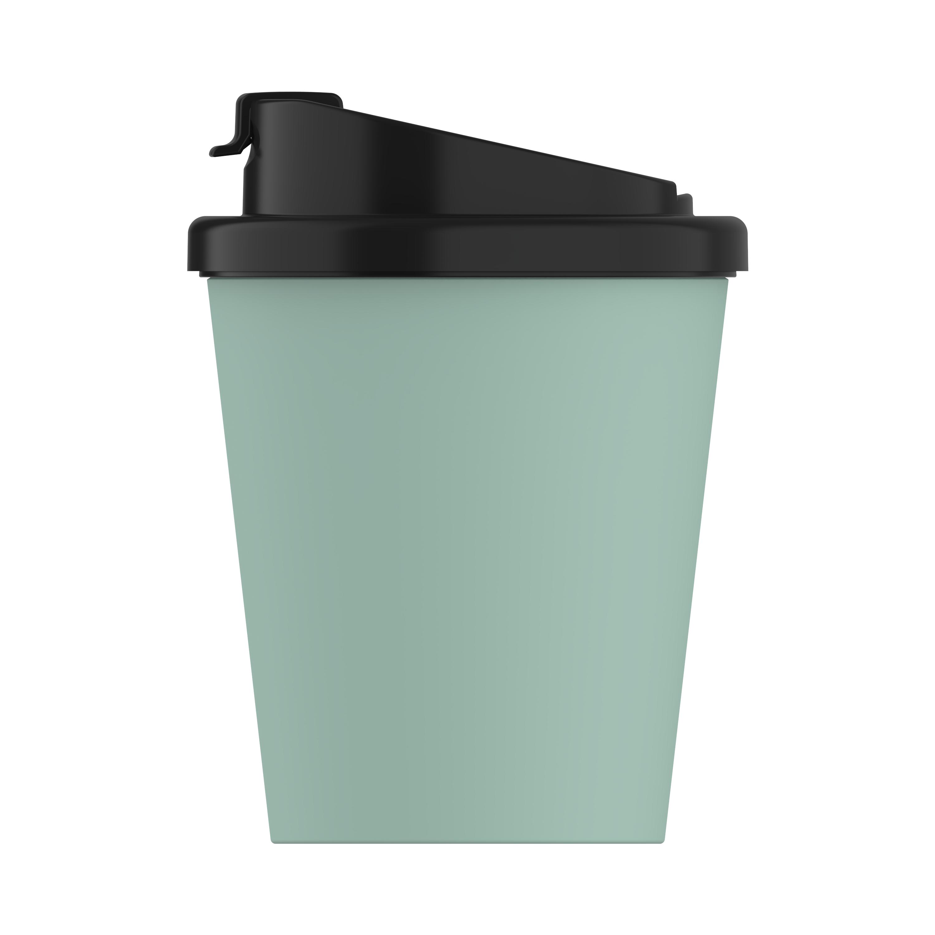 Bio-Kaffeebecher "Premium Deluxe" small – TopView_Minze_2 Bio-Kaffeebecher "Premium Deluxe" small
