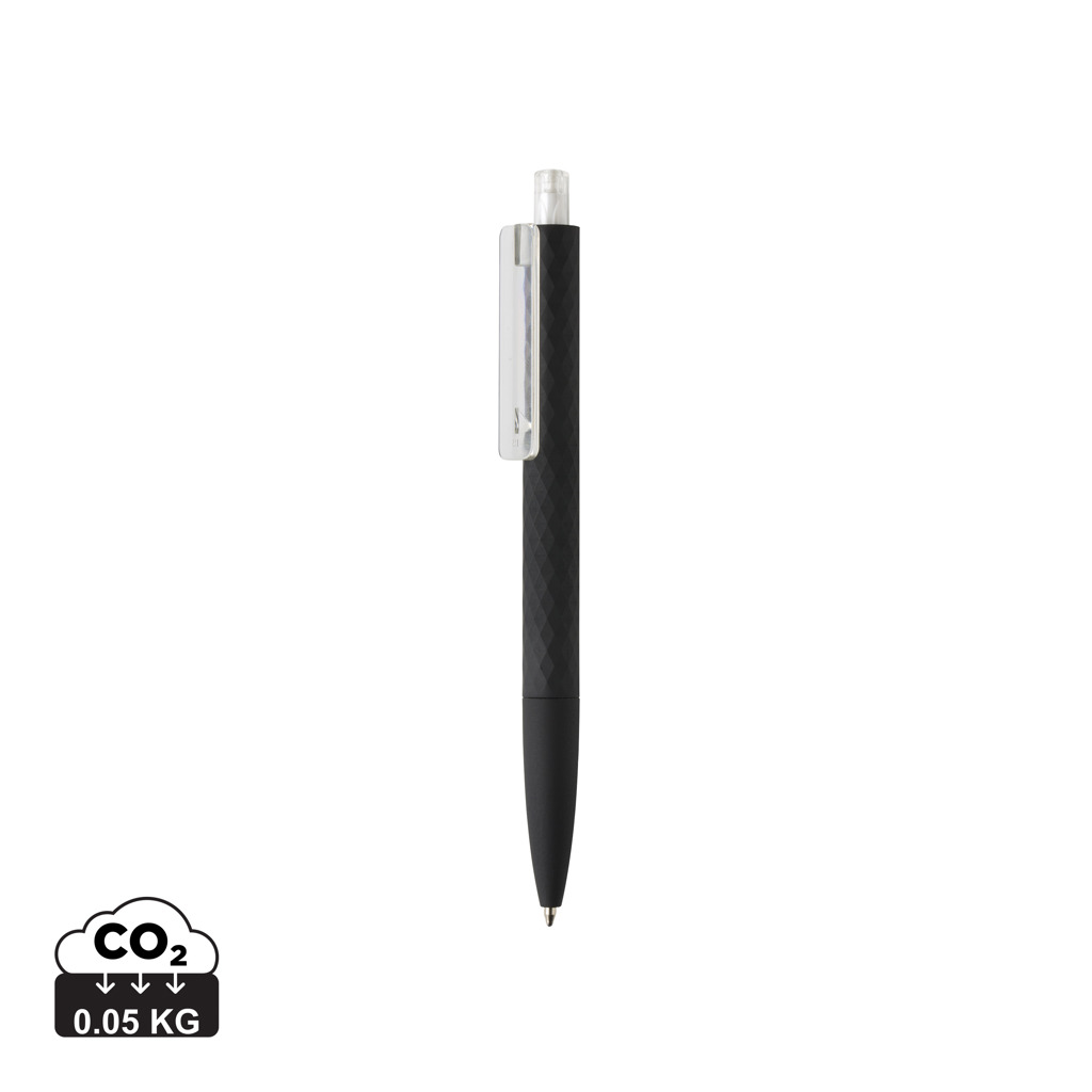 X3 Black Kugelschreiber mit Smooth-Touch aus RCS-recyceltem ABS