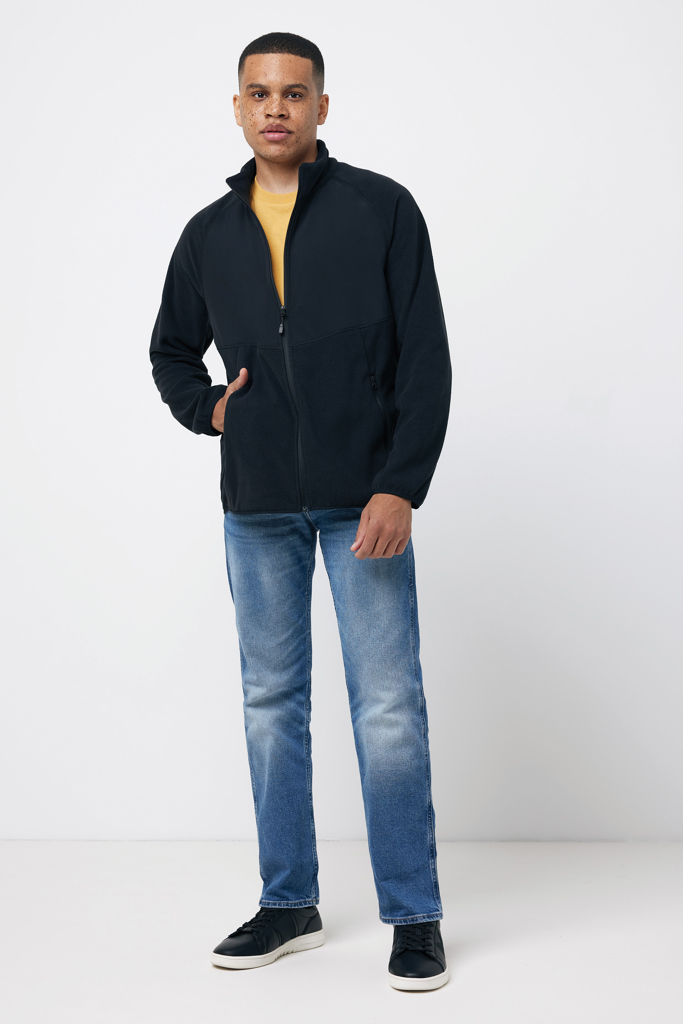iqoniq Talung Mikrofleece-Jacke aus 100% recyceltem Polyester (Unisex) mit Logo-Veredelung iqoniq Talung Mikrofleece-Jacke aus 100% recyceltem Polyester (Unisex) mit Logo-Veredelung