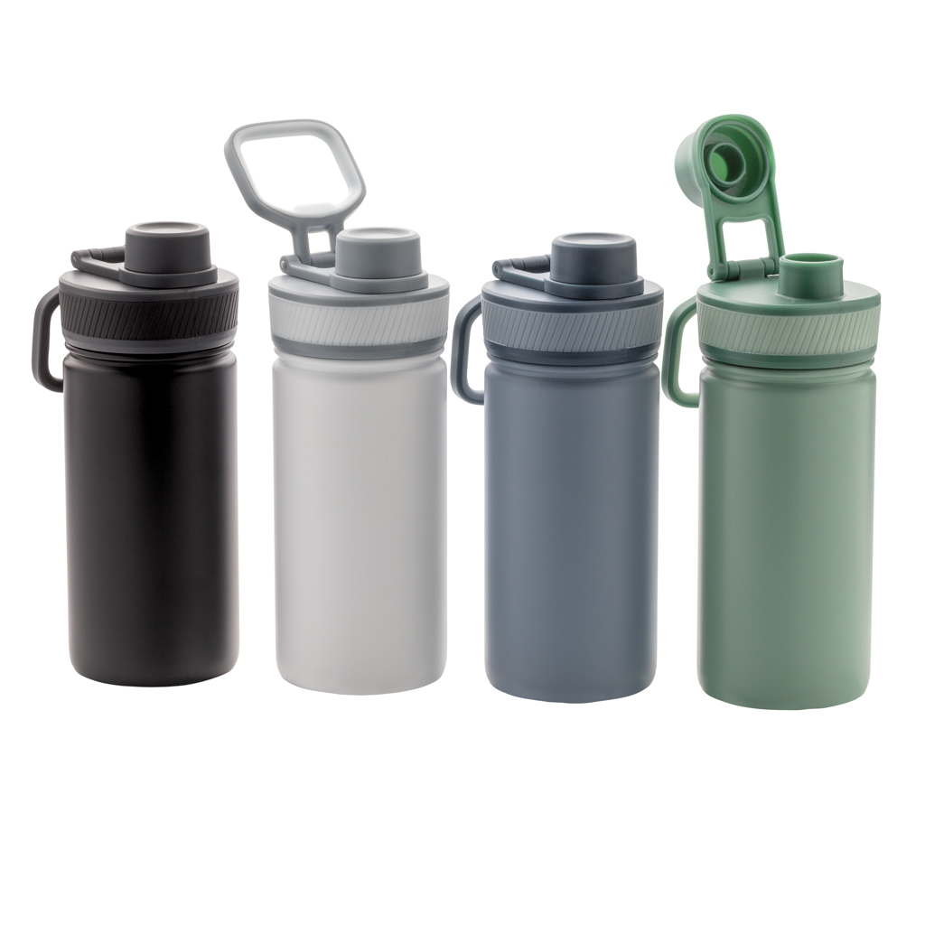 Edelstahl Vakuum-Trinkflasche 550 ml 5h kalt/15h warm weiß Edelstahl Vakuum-Trinkflasche 550 ml 5h kalt/15h warm weiß