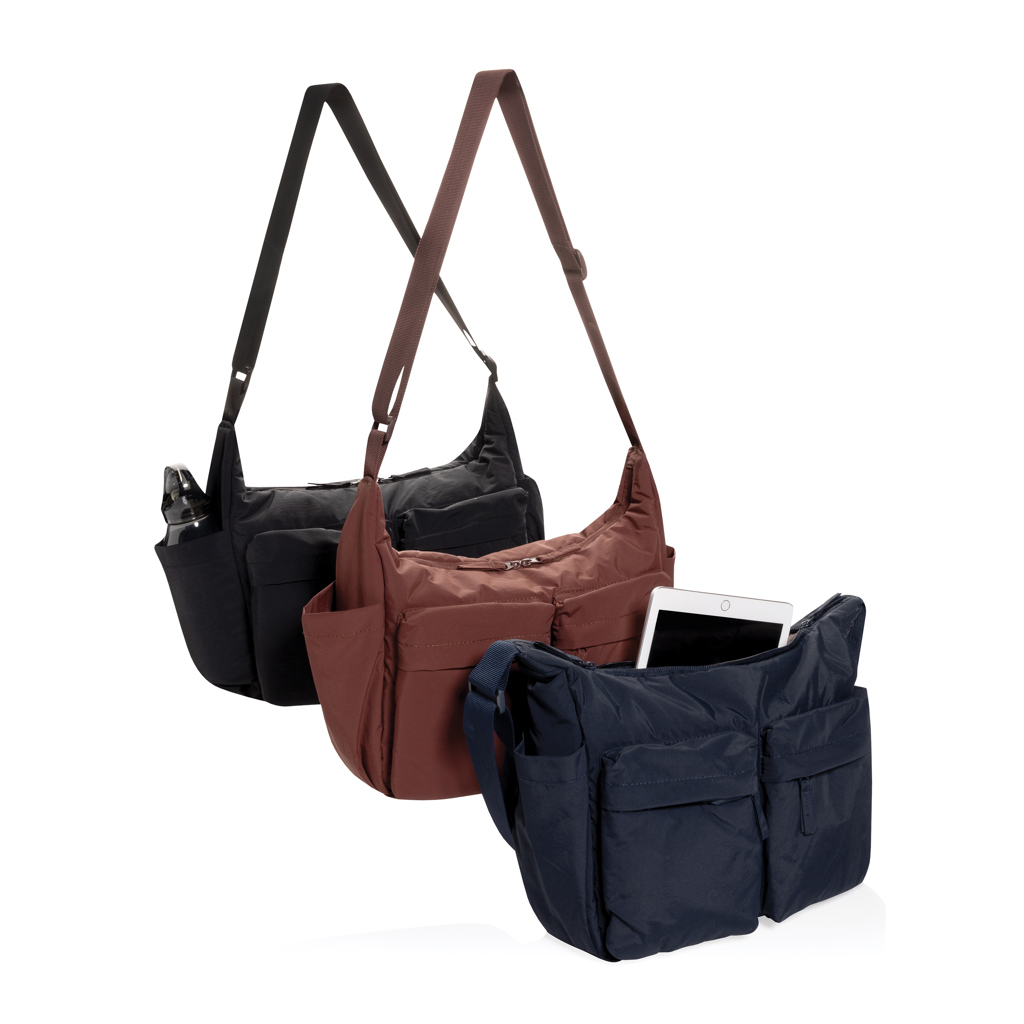 XD Xclusive KENTO URBAN gepolsterte Crossover-Tasche mit 46 % Recyclinganteil, bedruckbar