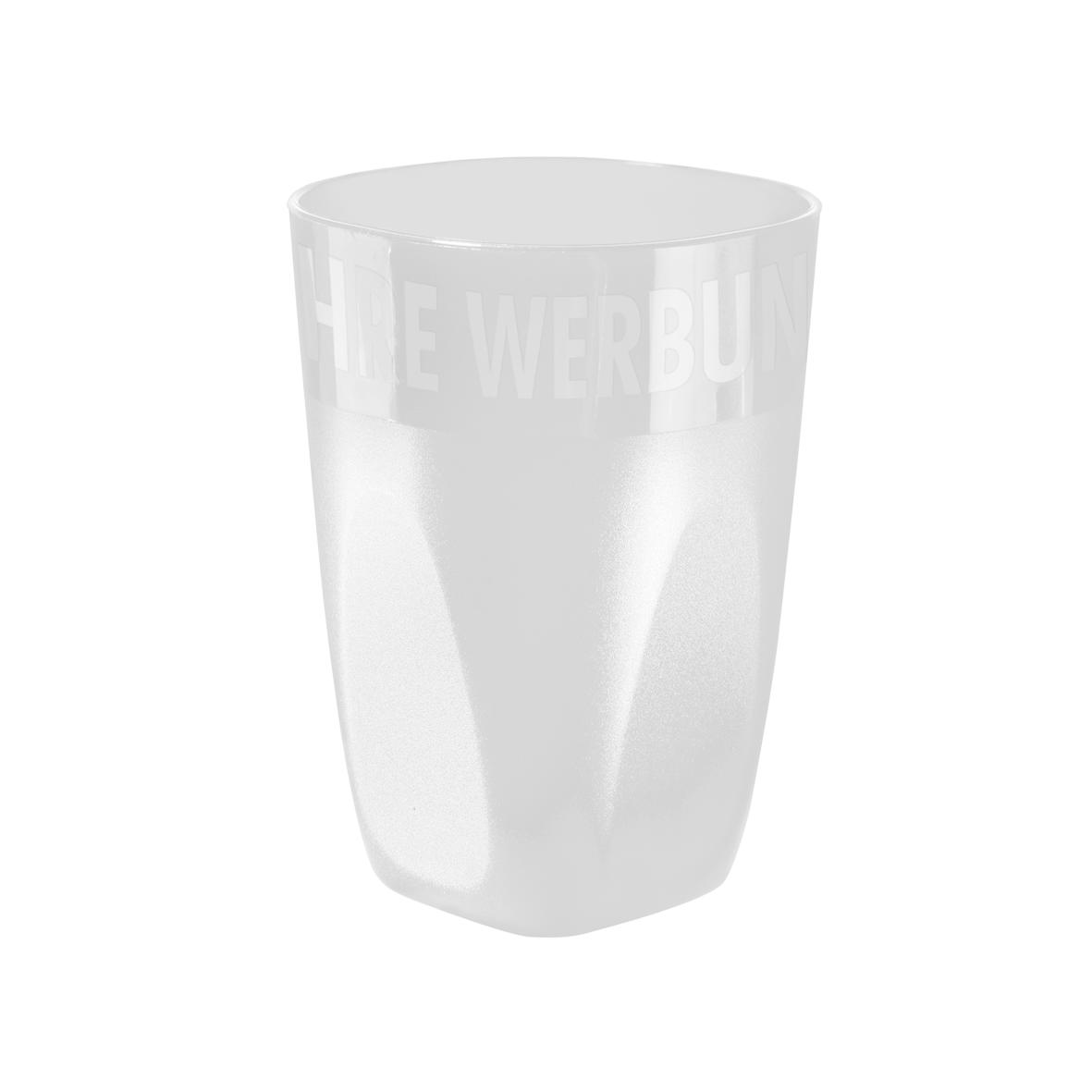 Trinkbecher "Midi Cup" 0,3 l – transparent-milchig Trinkbecher "Midi Cup" 0,3 l – transparent-milchig