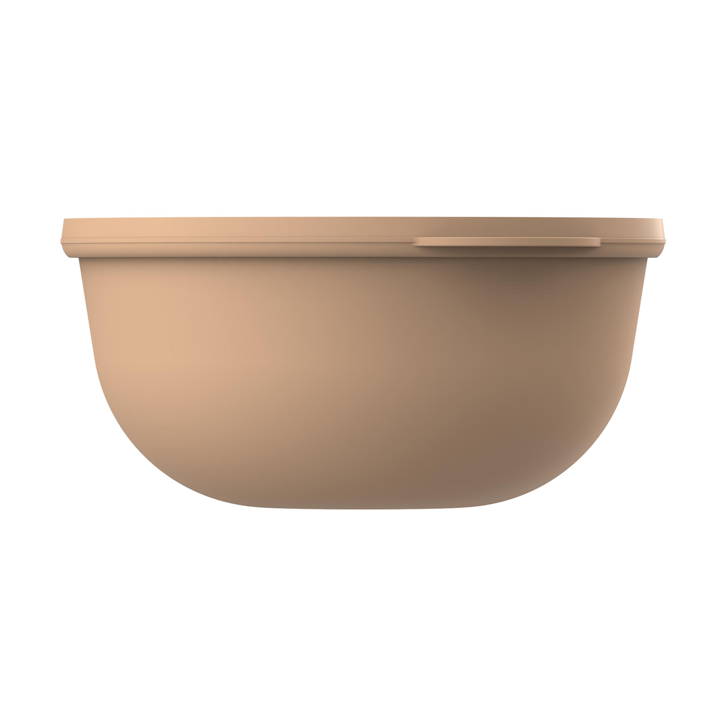 Food-Bowl "ToGo", Deluxe, 1,0 l – TopView_Braun_2 Food-Bowl "ToGo", Deluxe, 1,0 l