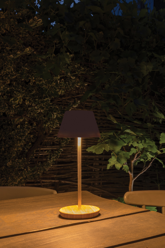 Pure Glow USB-Tischleuchte aus 40% recyceltem ABS und FSC-Bambus, dimmbar Pure Glow USB-Tischleuchte aus 40% recyceltem ABS und FSC-Bambus, dimmbar