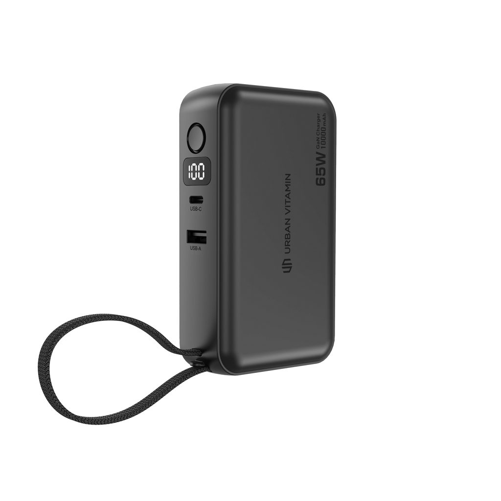 Urban Vitamin Eureka Hybrid-Ladegerät 65 W GaN & Powerbank 10.000 mAh, RCS-recyceltes PC Urban Vitamin Eureka Hybrid-Ladegerät 65 W GaN & Powerbank 10.000 mAh, RCS-recyceltes PC