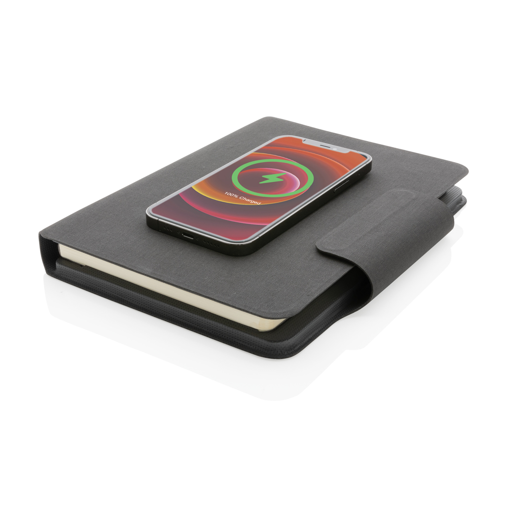 XD Xclusive Artic A5 Notizbuch mit 10W Wireless Charger und 10.000 mAh Powerbank