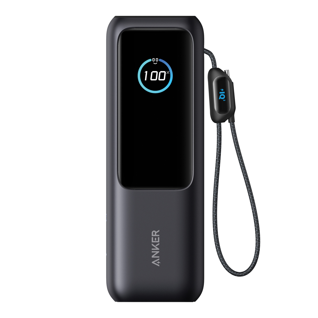 Anker Pro Powerbank 25000mAh 165W mit integ. USB‑C grau