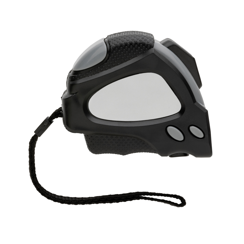 Auto-Stop-Maßband 5 m aus recyceltem ABS, XD Collection, mit Tampon- und Doming-Druck Auto-Stop-Maßband 5 m aus recyceltem ABS, XD Collection, mit Tampon- und Doming-Druck