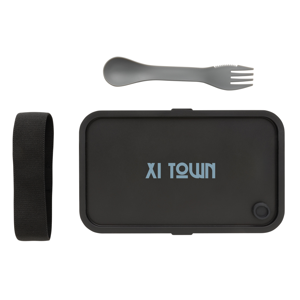 XD Collection GRS RPP Lunchbox mit Göffel 1,2 L bedruckbar