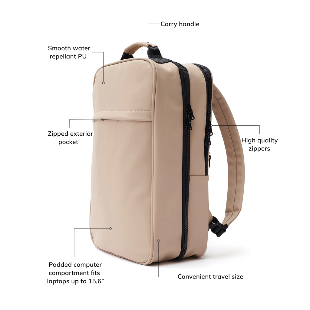 VINGA Baltimore Travel Rucksack 17 Zoll mit Logodruck VINGA Baltimore Travel Rucksack 17 Zoll mit Logodruck