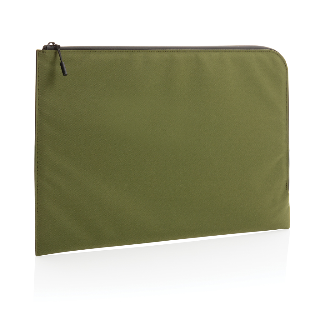 Impact Aware™ 15,6 Zoll Laptop Sleeve aus recyceltem PET, grün — bedruckbar Impact Aware™ 15,6 Zoll Laptop Sleeve aus recyceltem PET, grün — bedruckbar