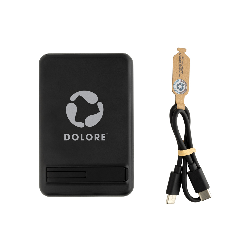 XD Collection Zen 5000mAh Wireless Bambus-Powerbank aus recyceltem ABS