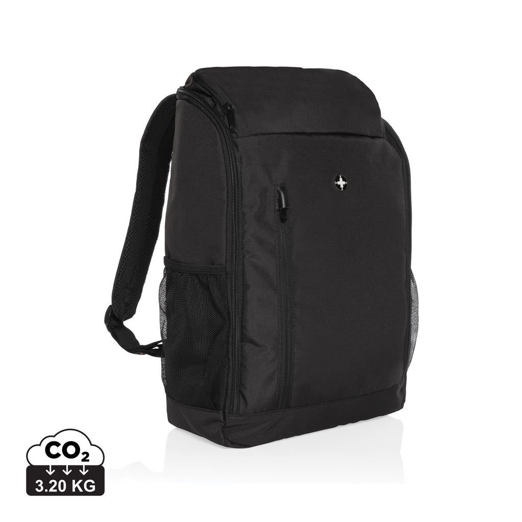 Swiss Peak AWARE Easy Access Laptop-Rucksack 15,6 Zoll aus recyceltem PET Swiss Peak AWARE Easy Access Laptop-Rucksack 15,6 Zoll aus recyceltem PET