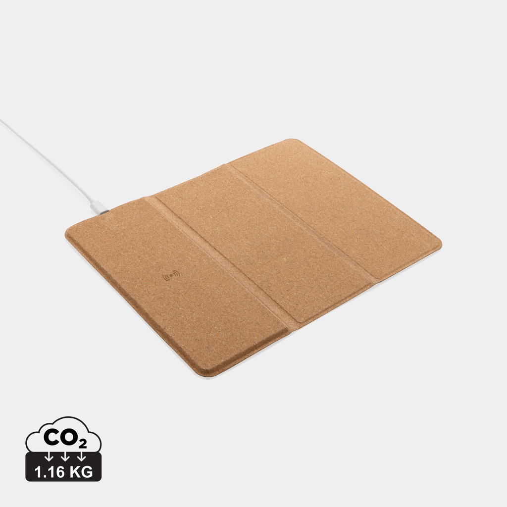 KorkPad Wireless Charger 10W – Stilvolles Werbegeschenk für Events