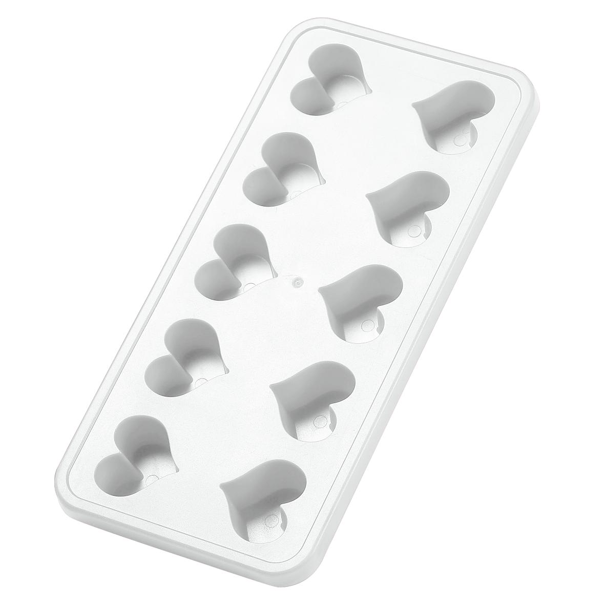 Eiswürfelform "Herzen" – weiss Eiswürfelform "Herzen" – weiss
