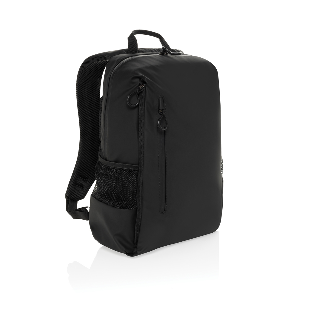 XD Xclusive Lima Aware RPET Laptop-Rucksack 15,6 Zoll, schwarz, mit Logo veredelbar