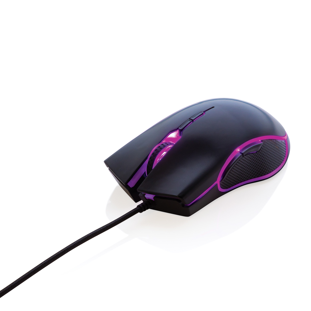 PVC-freie RGB-Gaming-Maus 7200 DPI – schwarz