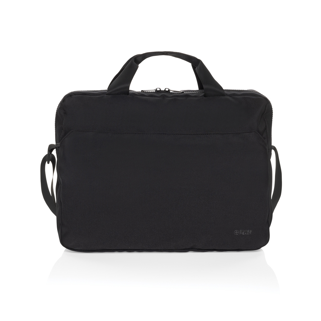 Swiss Peak Aware rPET Laptoptasche 15,6 Zoll – mit Logo veredelbar Swiss Peak Aware rPET Laptoptasche 15,6 Zoll – mit Logo veredelbar