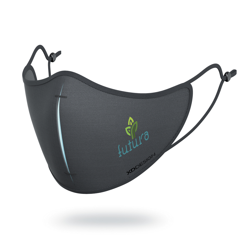 XD Design Masken-Set mit 5 Hyproof®-Filtern und Etui, bedruckbar
