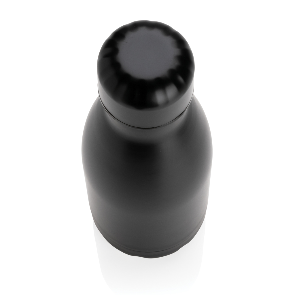 Edelstahl Trinkflasche vakuumisoliert 260 ml – schwarz
