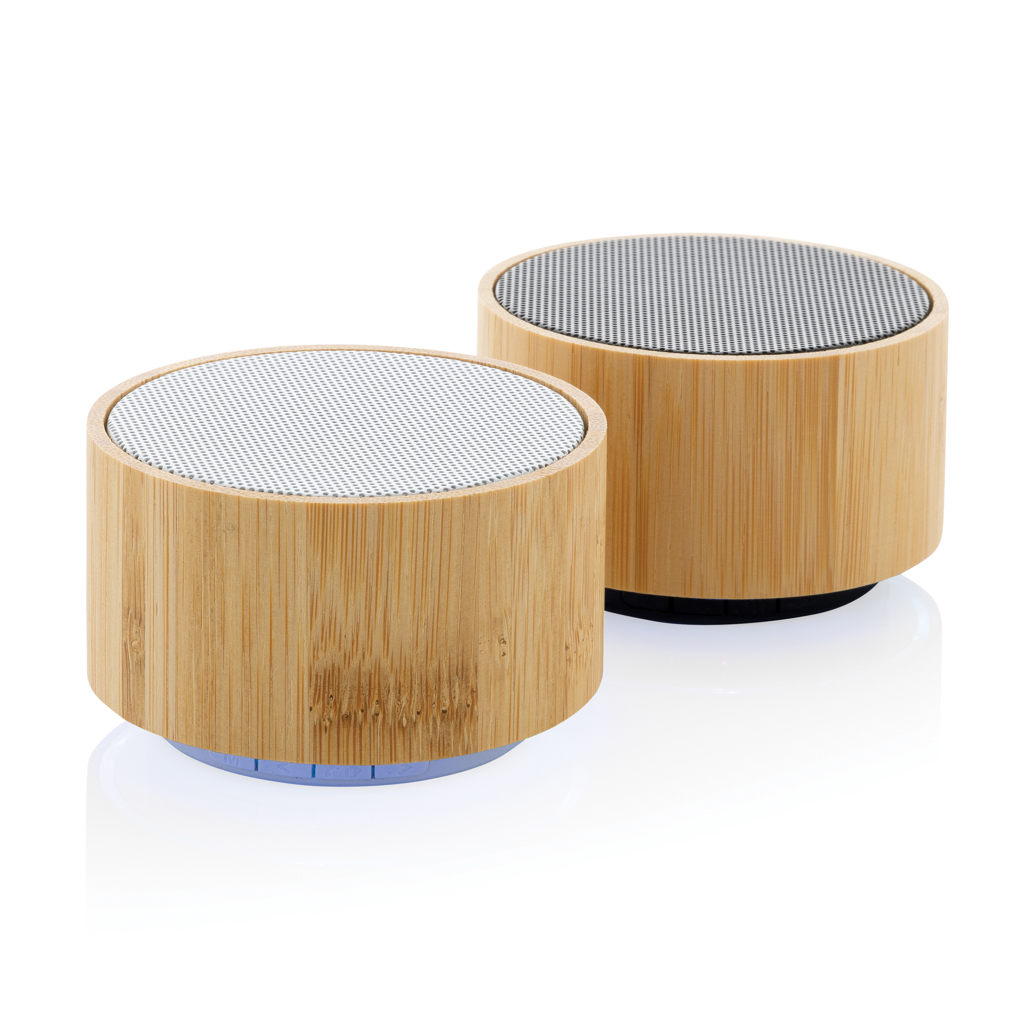 Kabelloser 3W-Bluetooth-Lautsprecher Bambus FSC und rABS