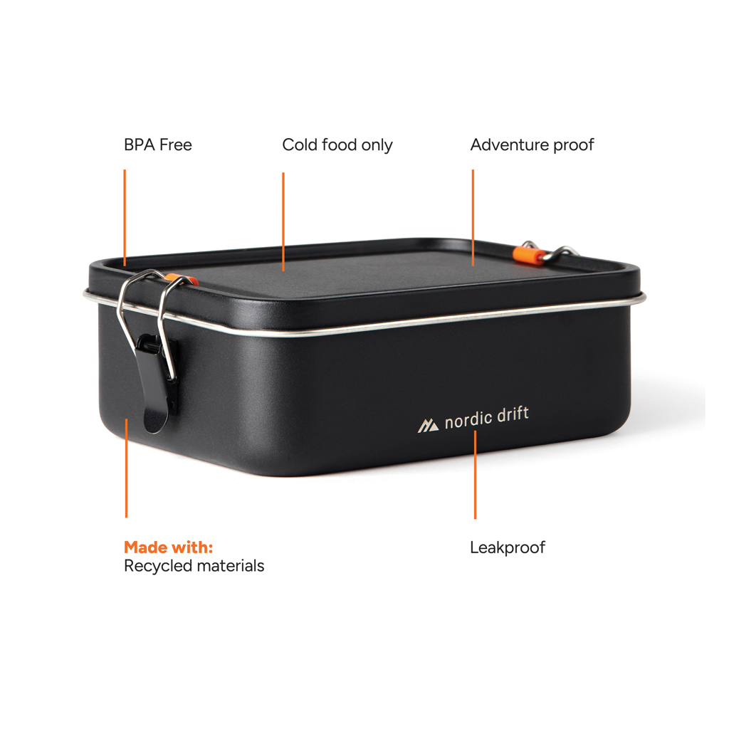 Nordic Drift Trail RCS Adventure Lunchbox 1200 ml mit Logo
