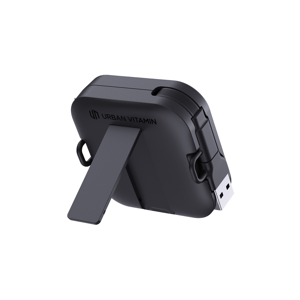 RCS-zertifizierter 100W USB-C Ladehalter, recycelt schwarz