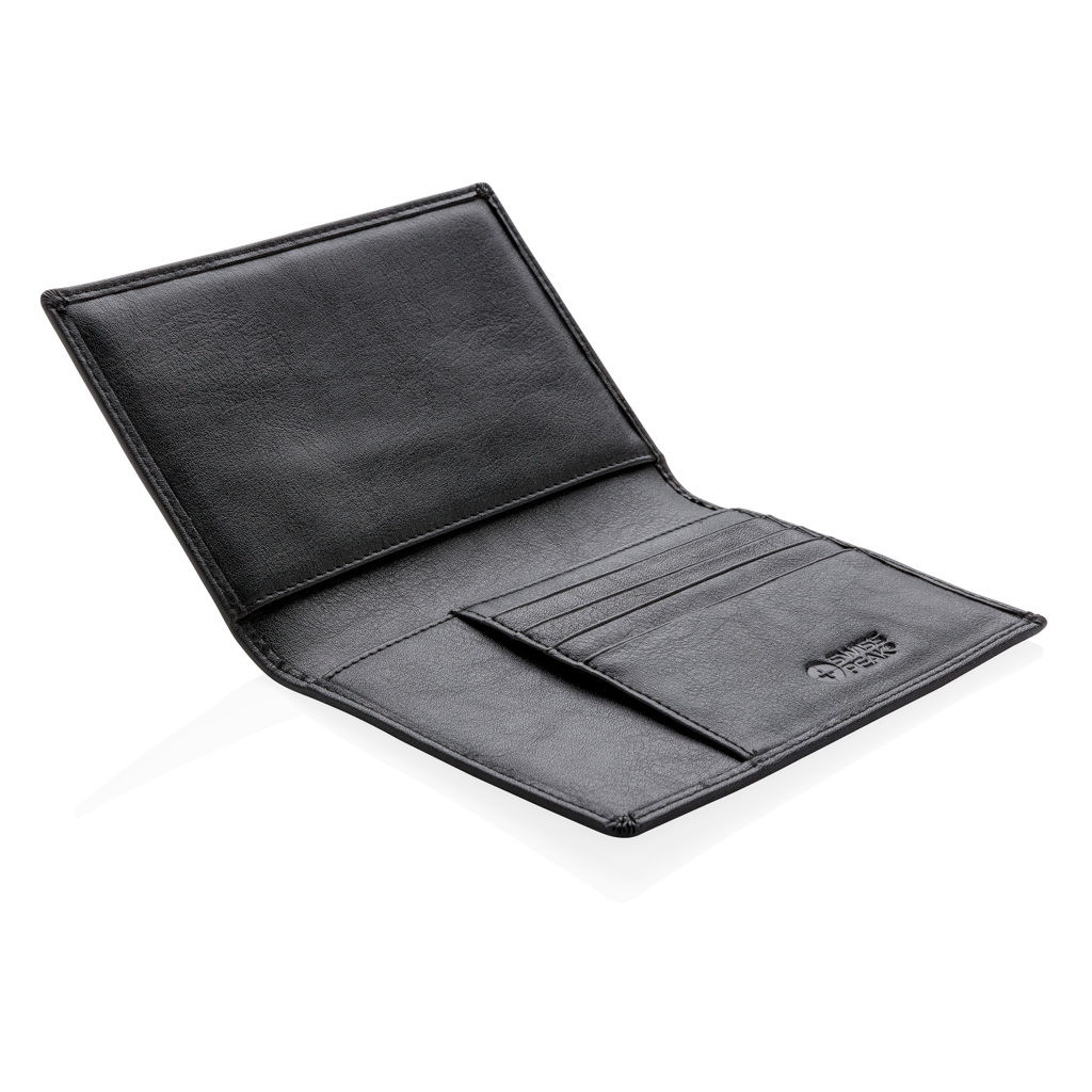 Swiss Peak RFID Ausweismappe aus PU mit Anti-Skimming-Schutz