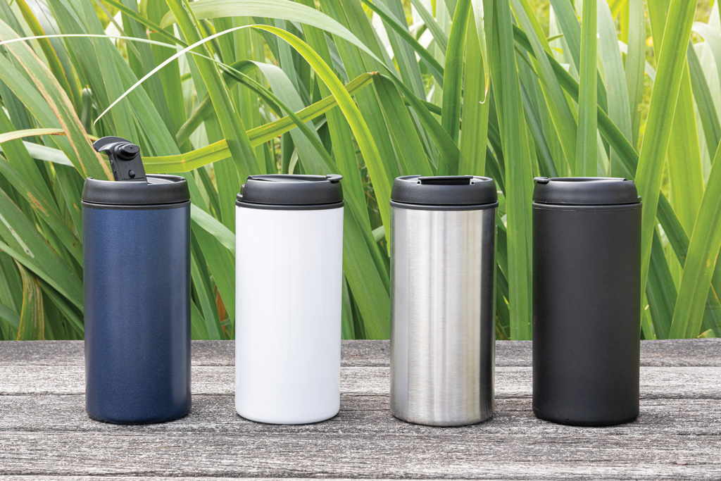 XD Xclusive Metro Becher 300 ml aus RCS-zertifiziertem Recycling-Edelstahl mit Logo-Veredelung XD Xclusive Metro Becher 300 ml aus RCS-zertifiziertem Recycling-Edelstahl mit Logo-Veredelung