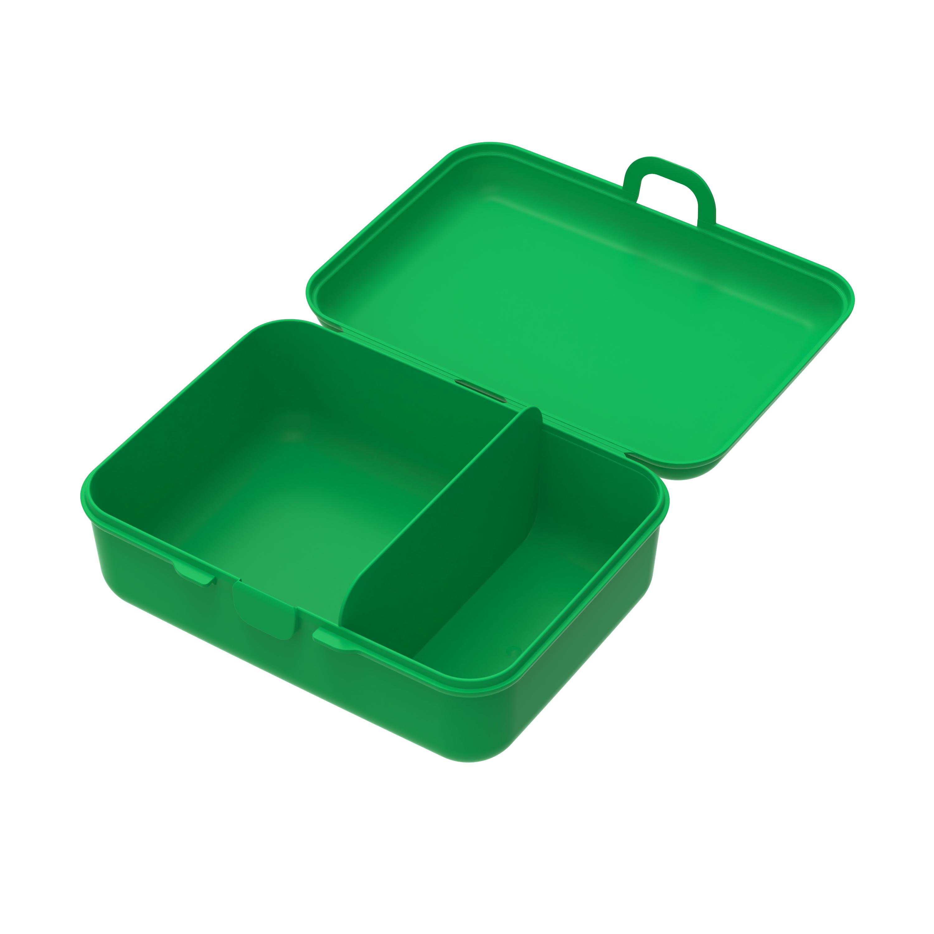 Vorratsdose "School-Box" deluxe, mit Trennschale – DET2 Vorratsdose "School-Box" deluxe, mit Trennschale