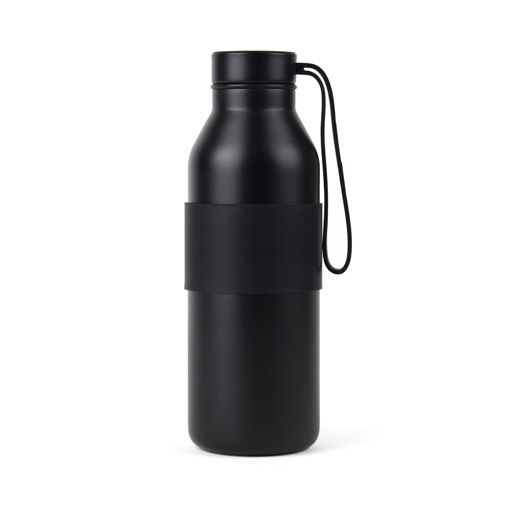 VINGA Niro Thermosflasche 500 ml aus RCS-recyceltem Edelstahl mit Logo