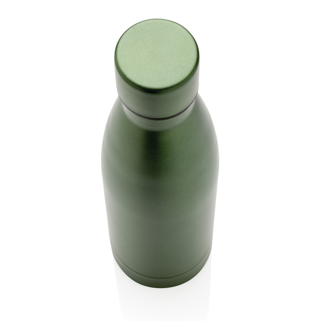 XD Collection RCS recycelte Edelstahl-Vakuumflasche 500 ml (mit Logo) XD Collection RCS recycelte Edelstahl-Vakuumflasche 500 ml (mit Logo)