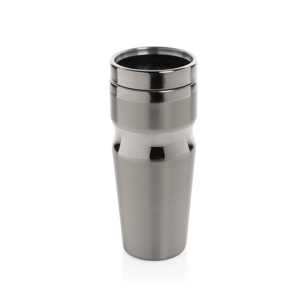 XD Design Contour Becher 350 ml Edelstahl mit PP-Deckel (bedruckbar) XD Design Contour Becher 350 ml Edelstahl mit PP-Deckel (bedruckbar)